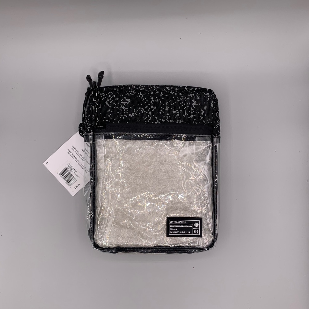 Hex Clear Crossbody Pouch 9x7